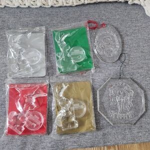 Vintage Branded Acrylic Ornaments-Energizer Bunny, Life Savers,  and AlkaSeltzer